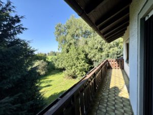 Blick vom Balkon