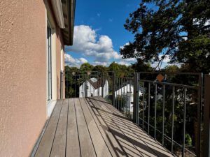 Blick vom Balkon
