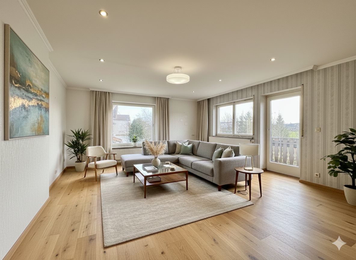 Visualisierung Wohnzimmer OG