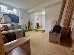 Großzügige Kellerräume mit Tageslicht