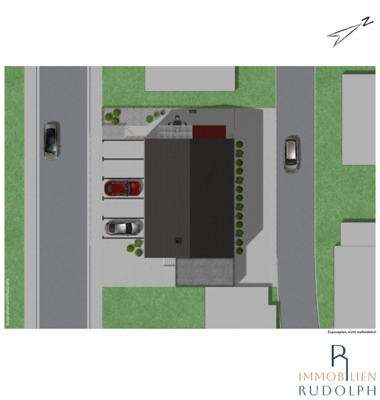 Wohn- und Geschäftshaus in Buchloe kaufen – schematischer Lageplan mit Potenzial
