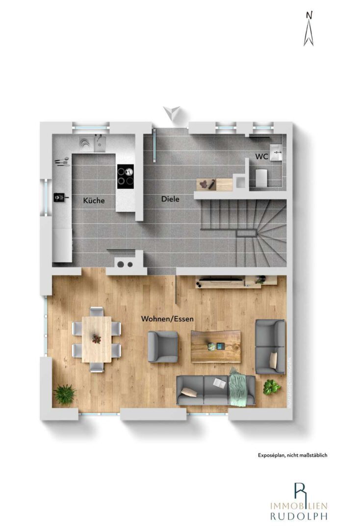 schematischer Grundriss EG