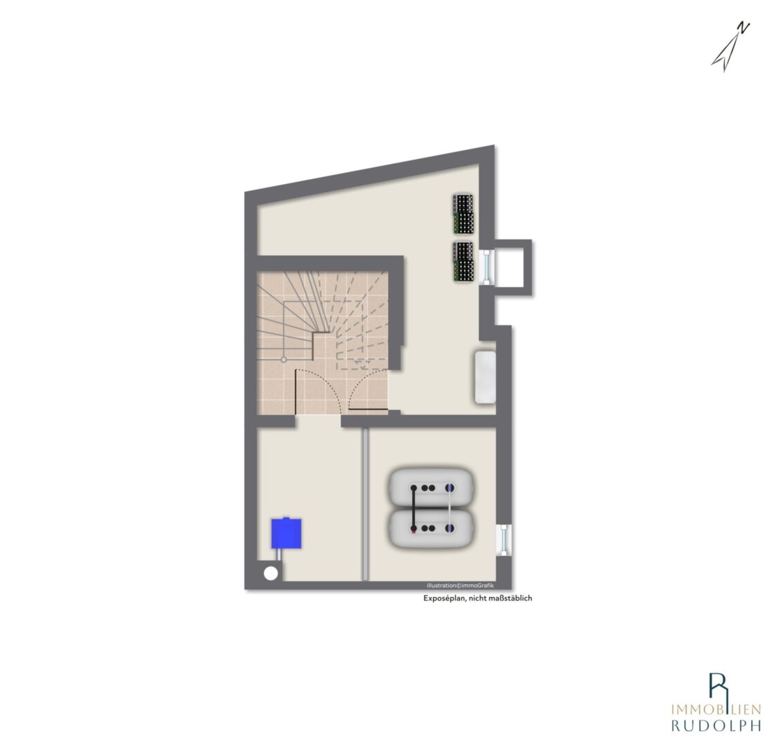 schematischer Grundriss Keller