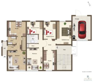 schematischer Grundriss HP