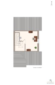 schematischer Grundriss Dachspitz