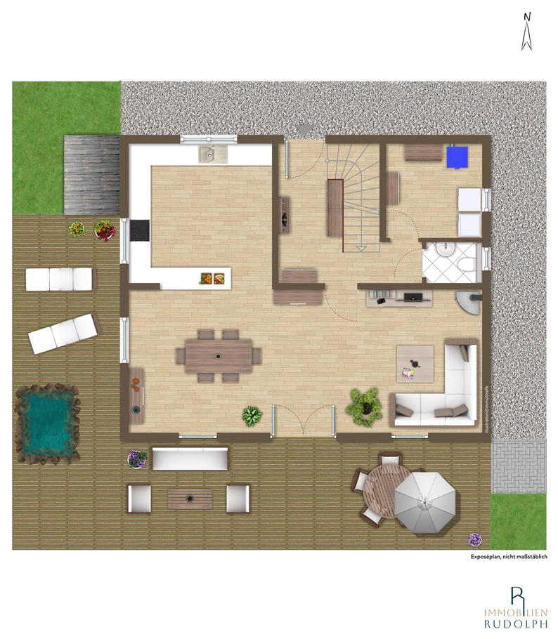 schematischer Grundriss EG