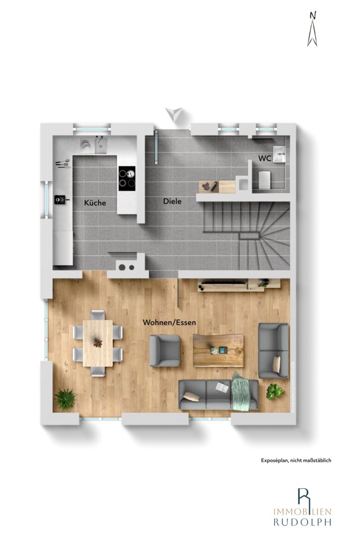 schematischer Grundriss EG