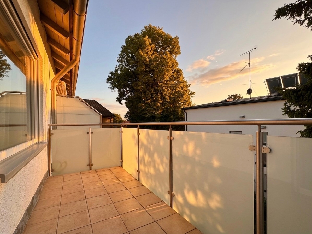 Balkon Richtung Westen