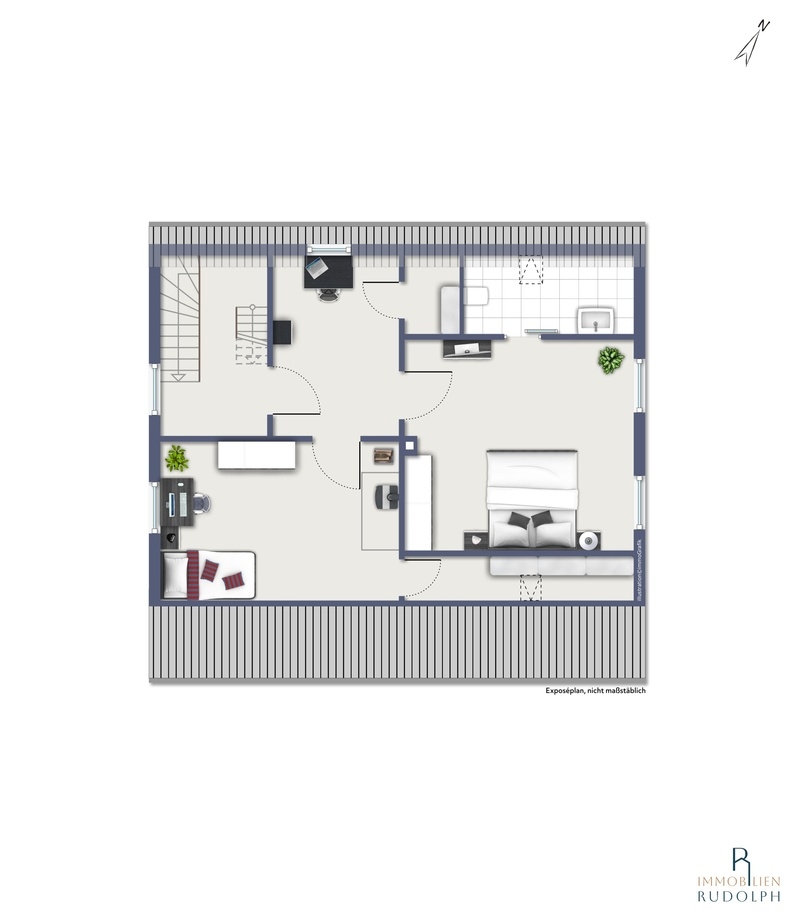 schematischer Grundriss OG