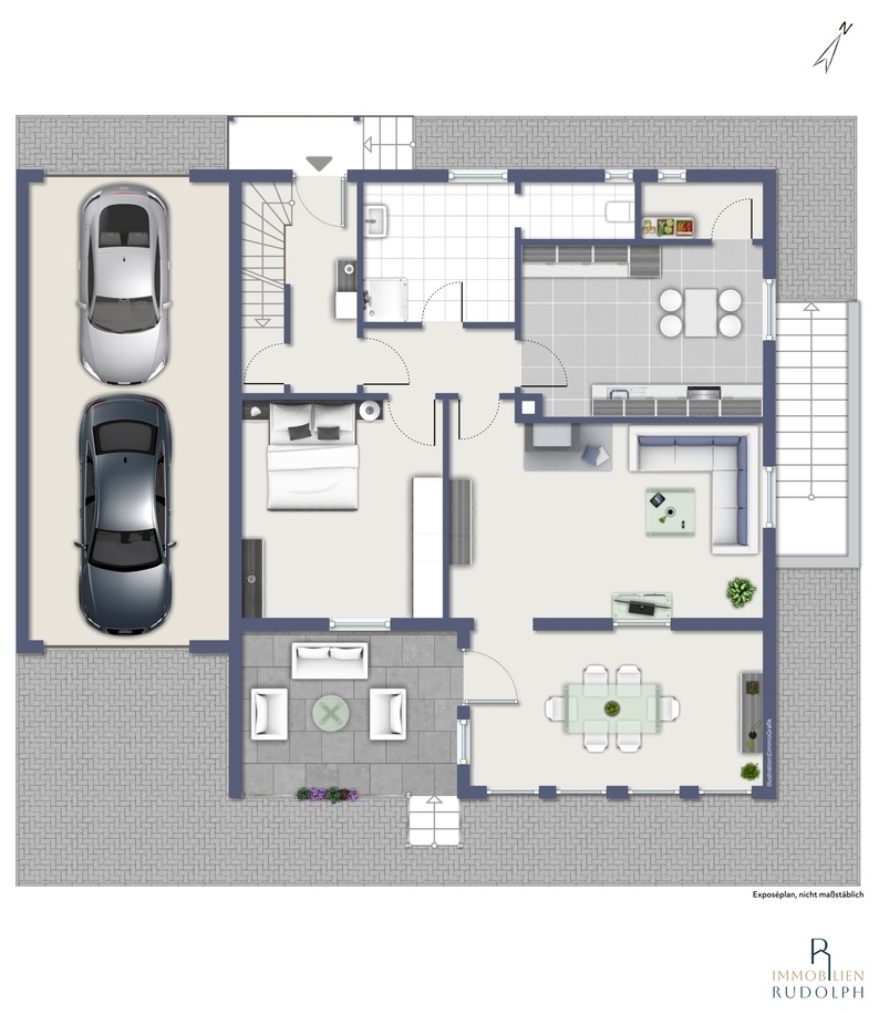 schematischer Grundriss EG