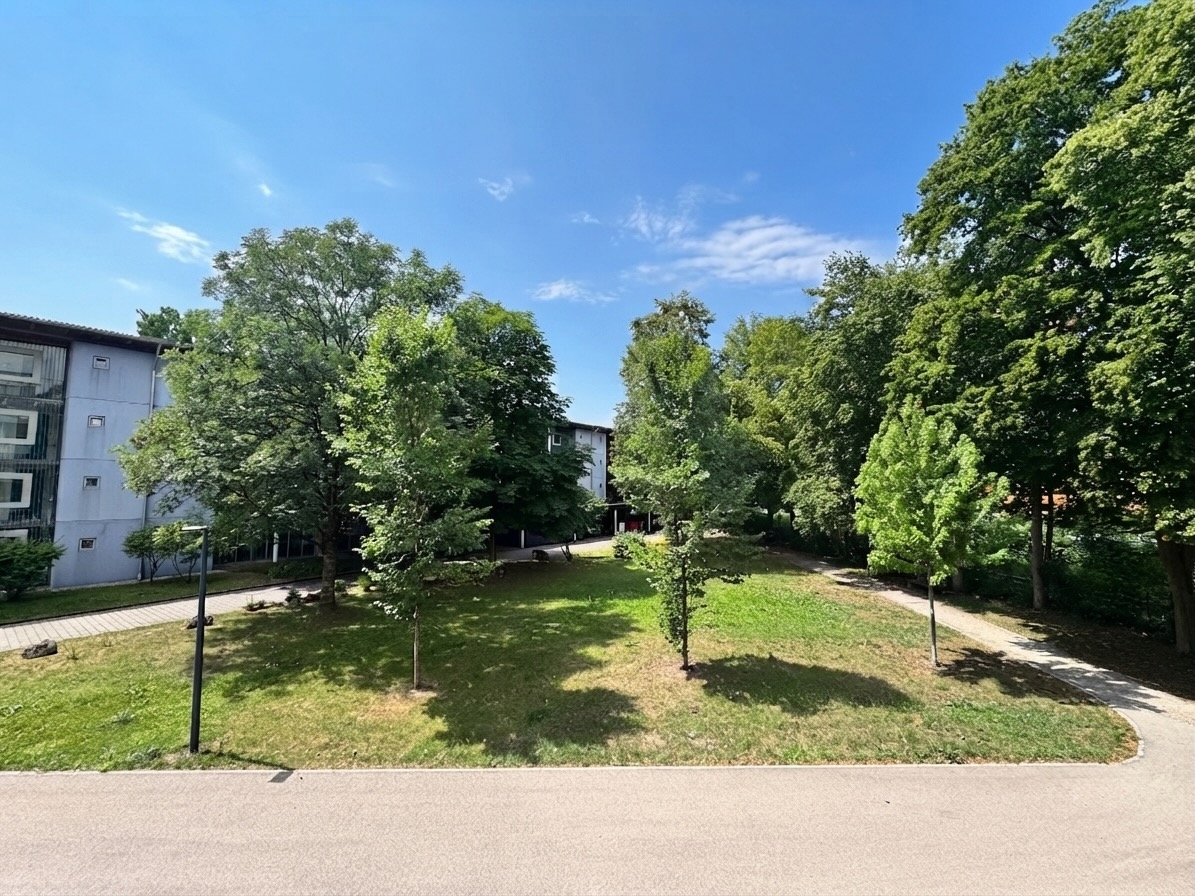 Aussicht vom Balkon