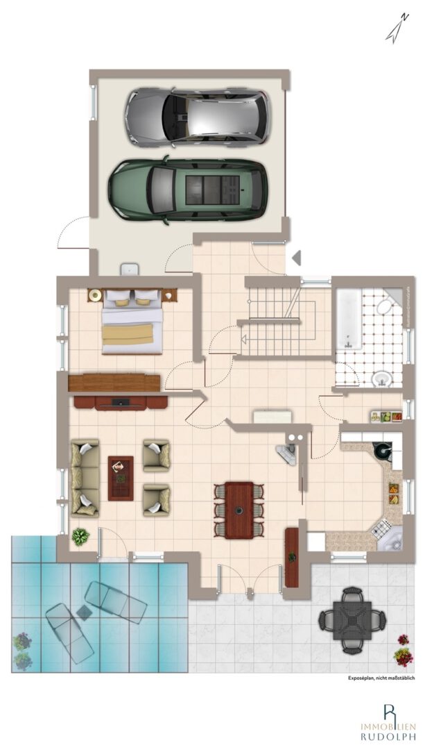schematischer Grundriss EG