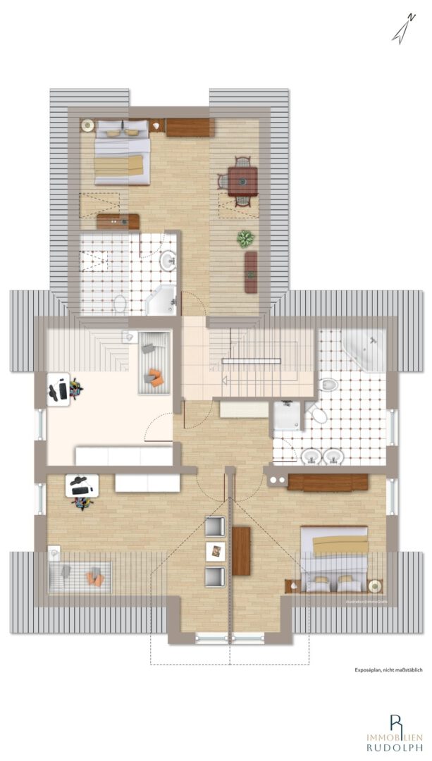 schematischer Grundriss OG